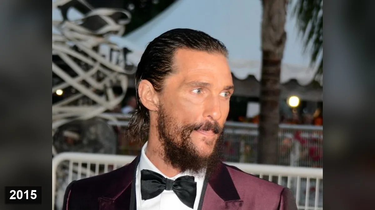 Matthew McConaughey au Festival de Cannes, en mai 2015