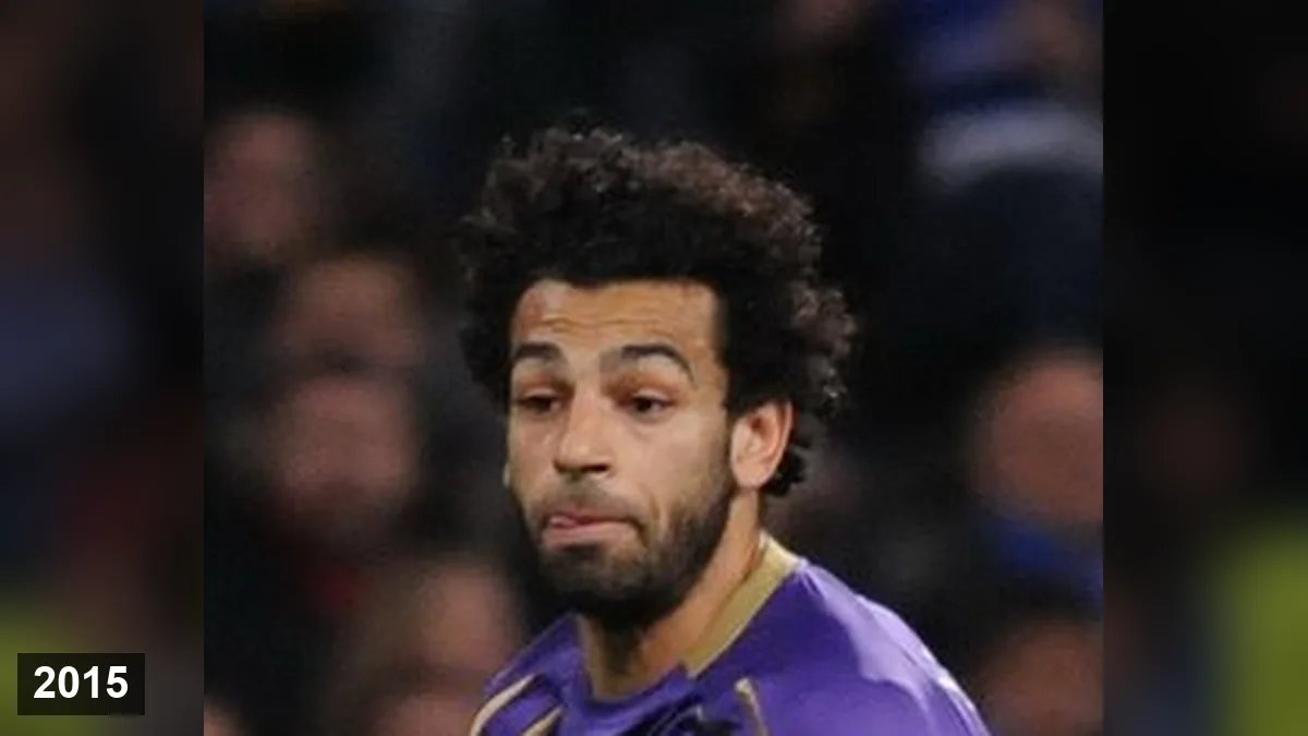 Mohamed Salah sous le maillot de la Fiorentina face au Dynamo Kiev, en avril 2015