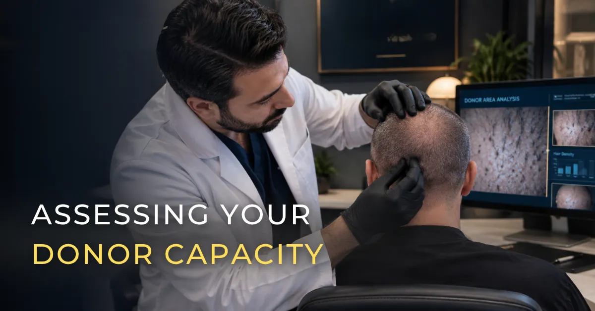 Norwood 3 Hair Transplant, Donor Area Assessment, Hair Transplant Eligibility, Hair Loss Treatment