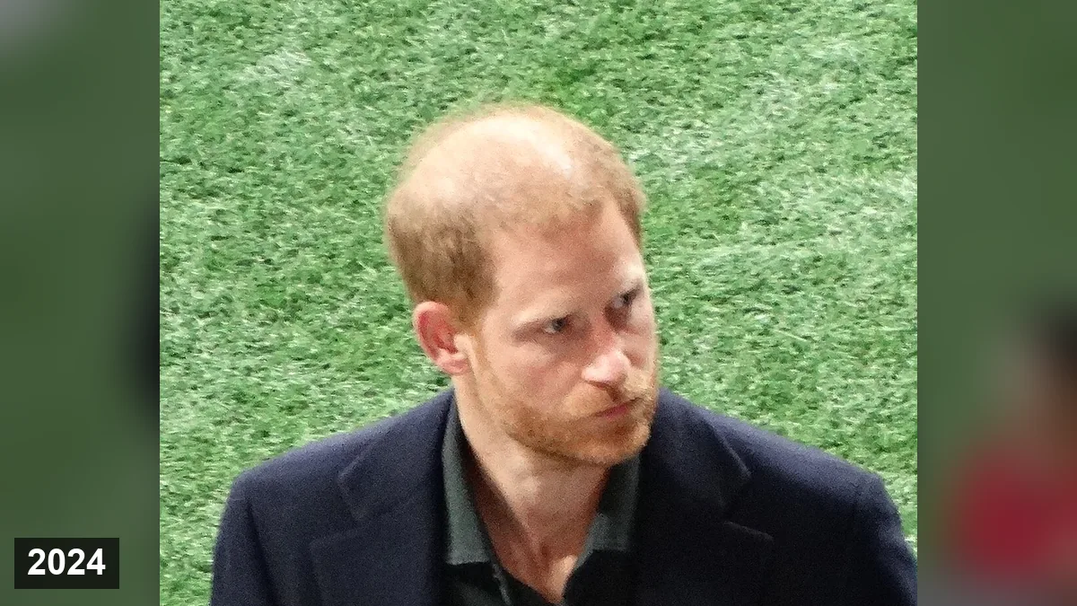 Le prince Harry lors de la 111e Coupe Grey, en novembre 2024