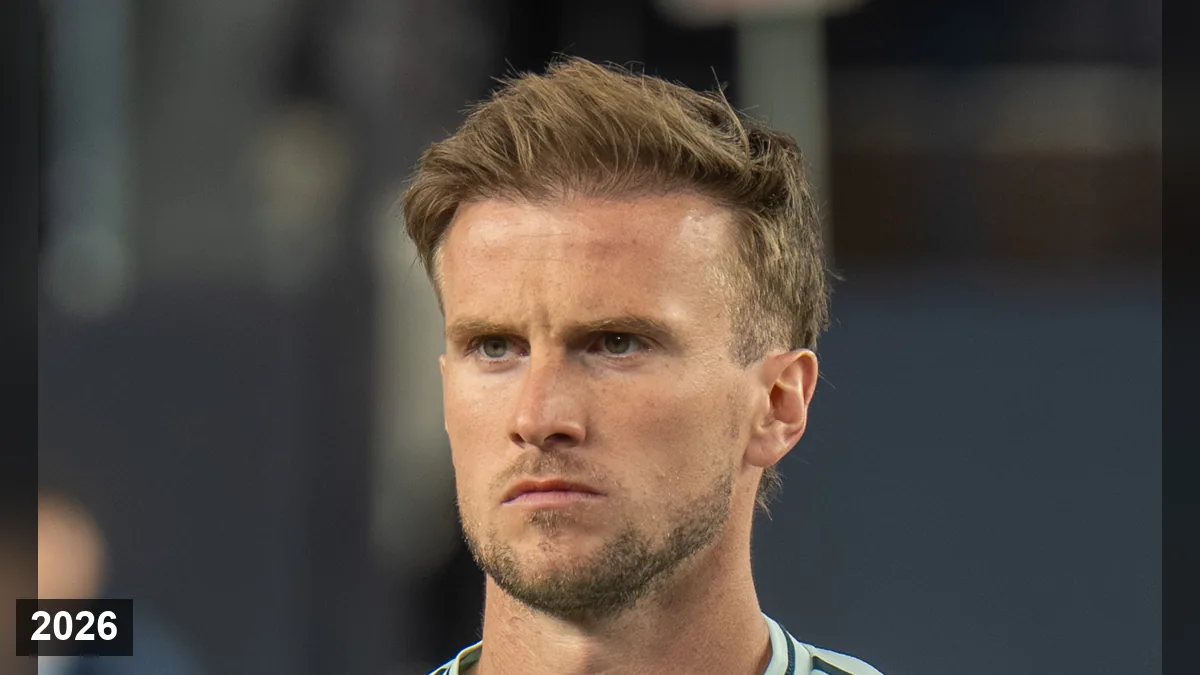 Rob Holding avant le match NYCFC-Colorado Rapids, en mars 2026