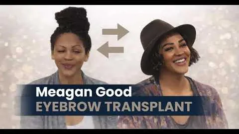 Meagan Good’s Thin Eyebrows in Her Early Career