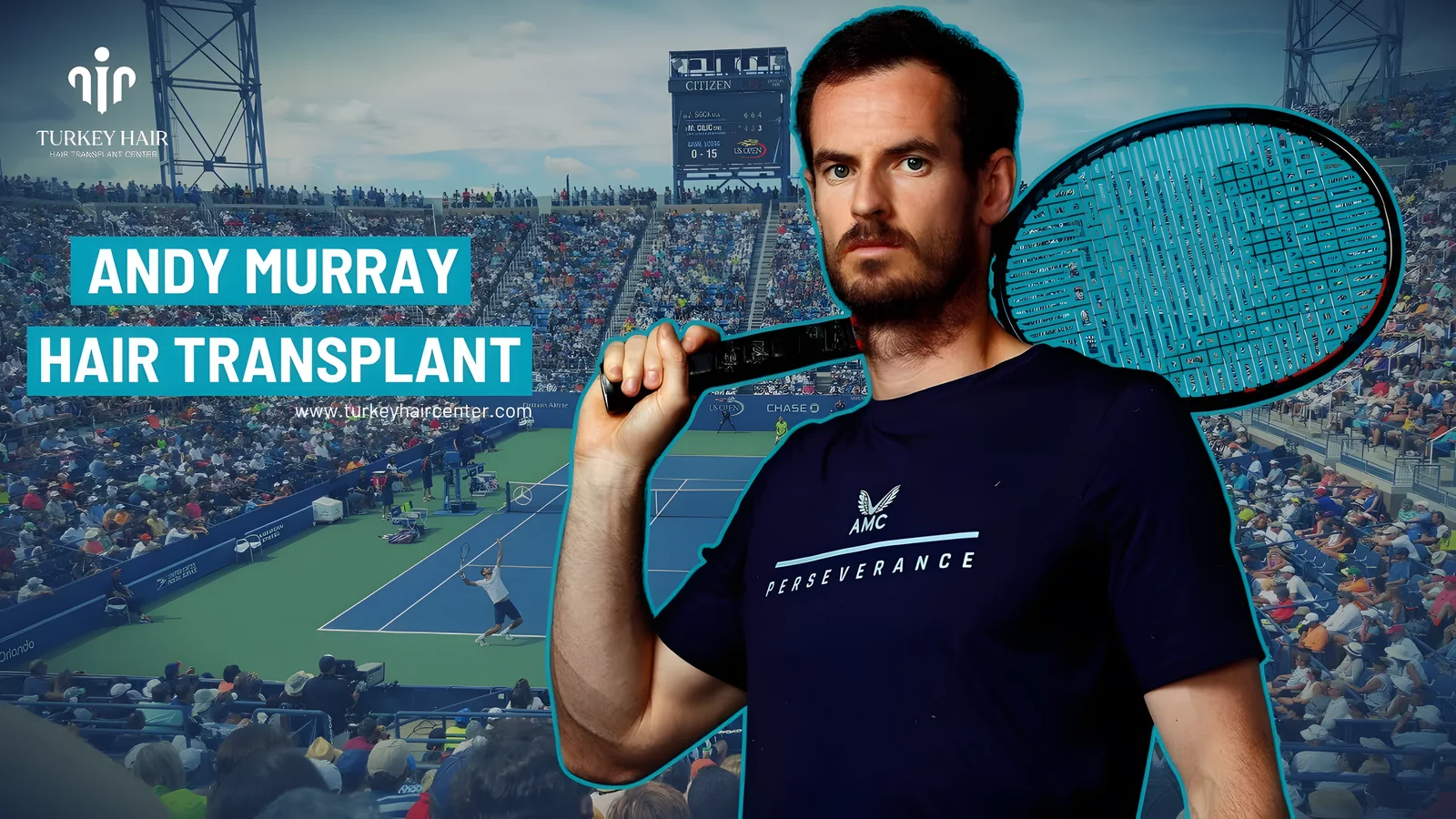 Britain's Number 1 Tennis Player Andy Murray's Hair Transplant | #turkeyhairtransplant
