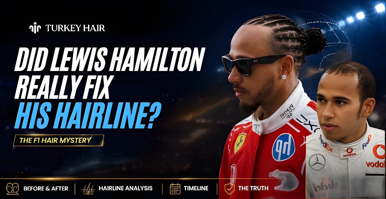 Lewis Hamilton Hair Transplant? Hairline Change Explained