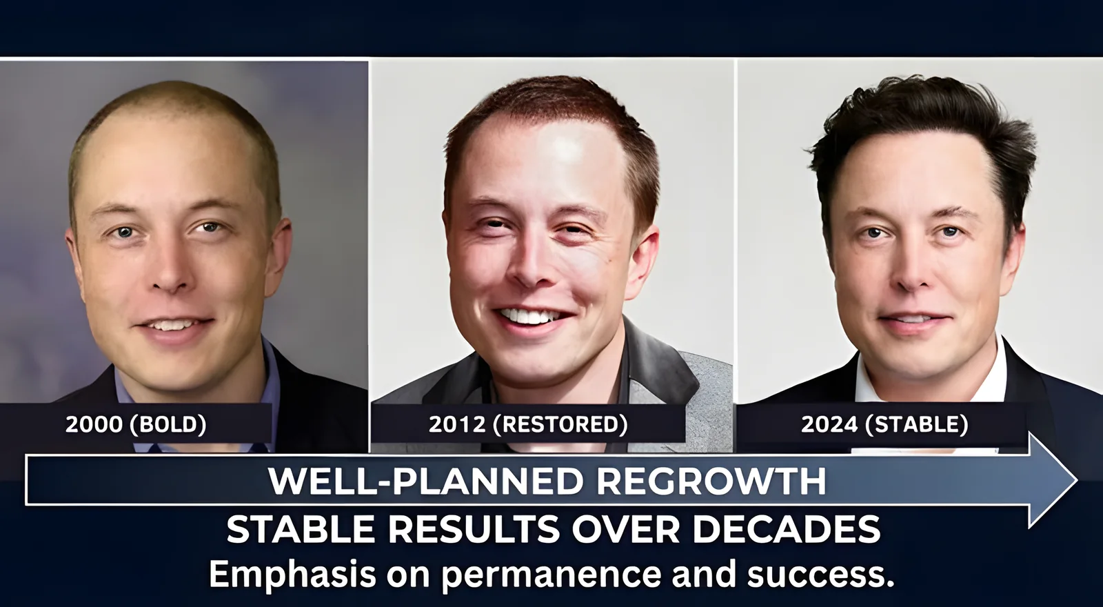 Elon Musk Hair Transplant Explained | Before & After Hair Loss Transformation
