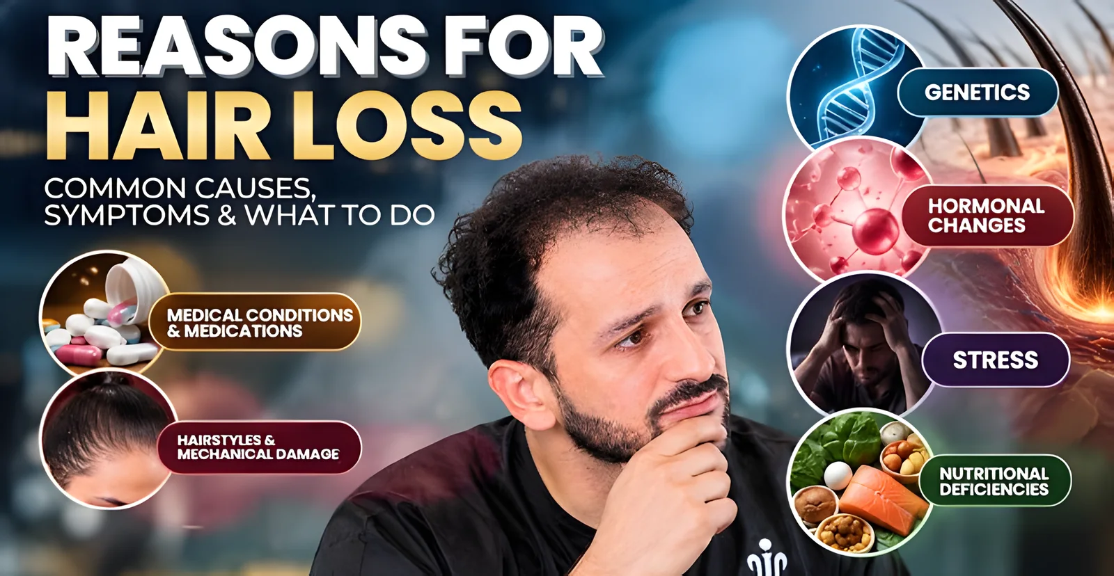 The Reasons for Hair Loss: Common Causes Explained